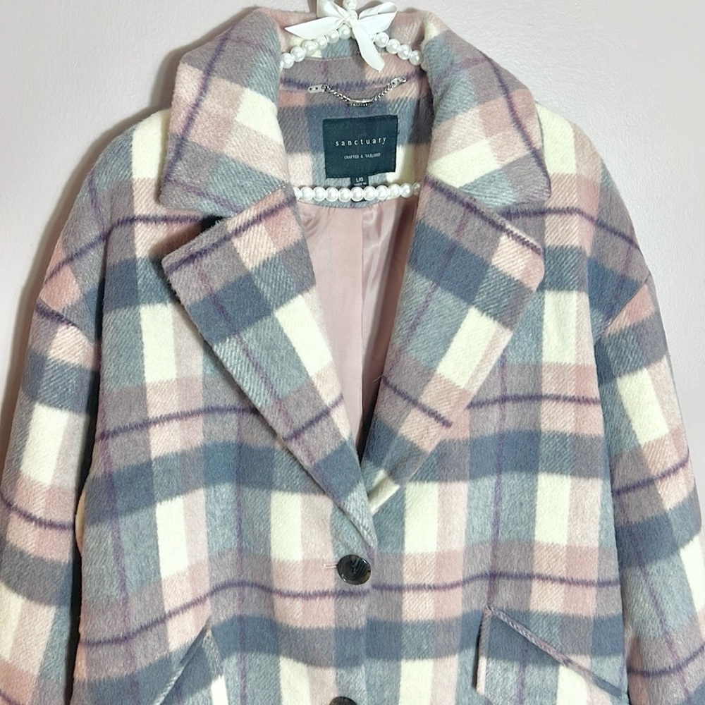 Sanctuary 10% Wool Blend Coat - Picture 3 of 9
